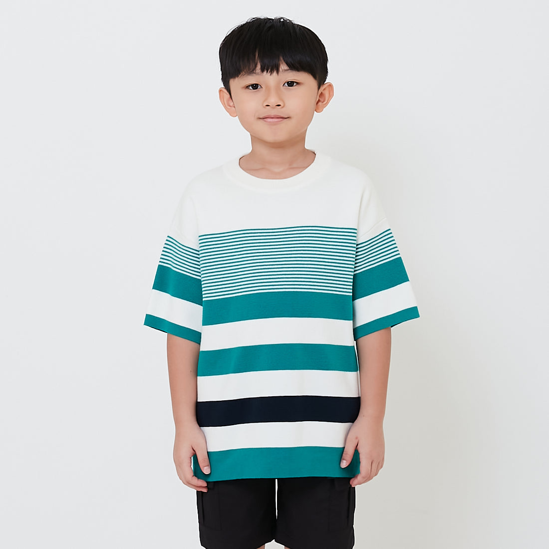 Boy Oversized Stripe Sweater - SB2502028