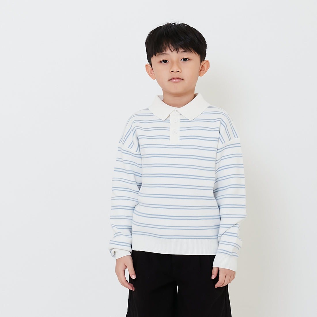 Boy Oversized Polo Sweater - SB2503039