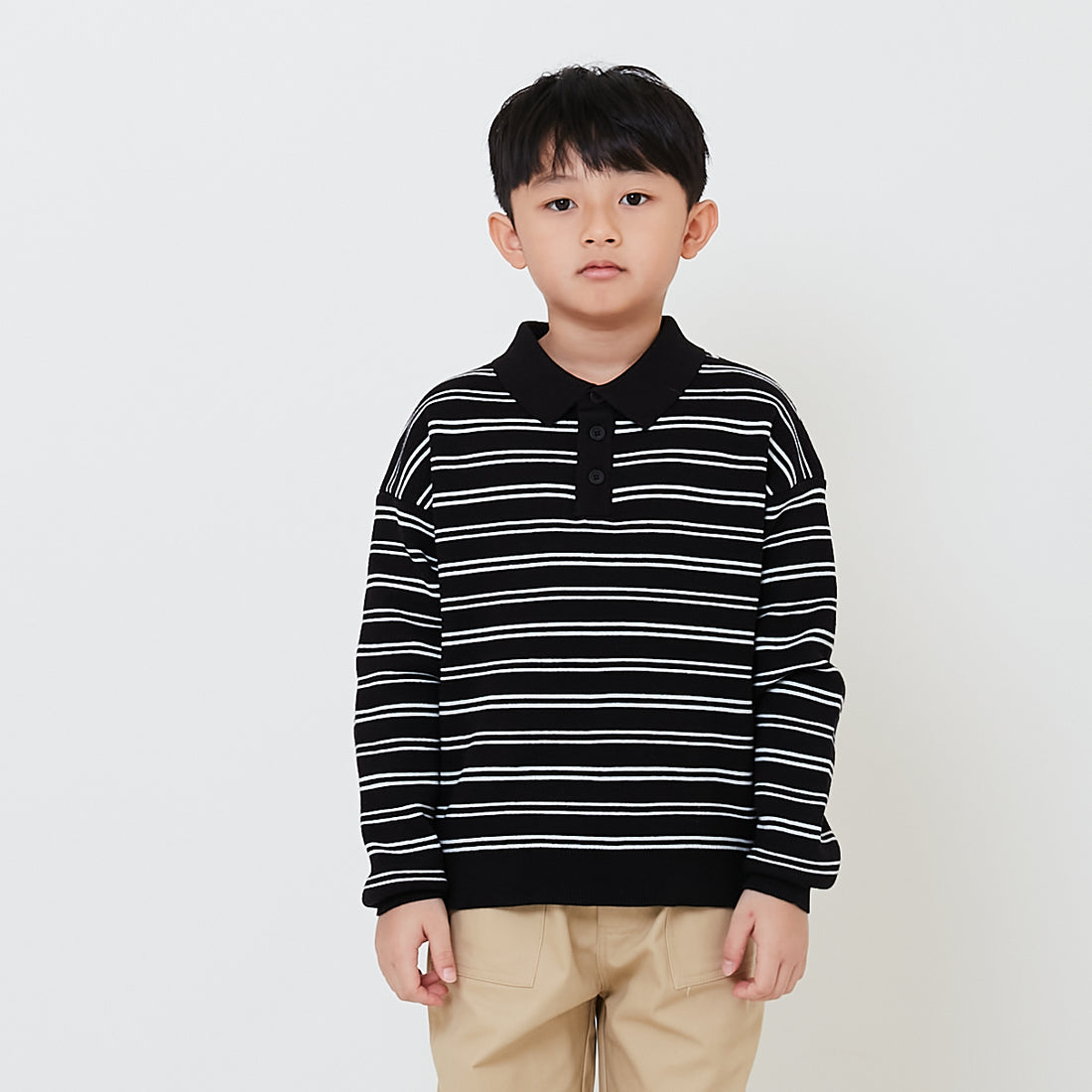 Boy Oversized Polo Sweater - SB2503039