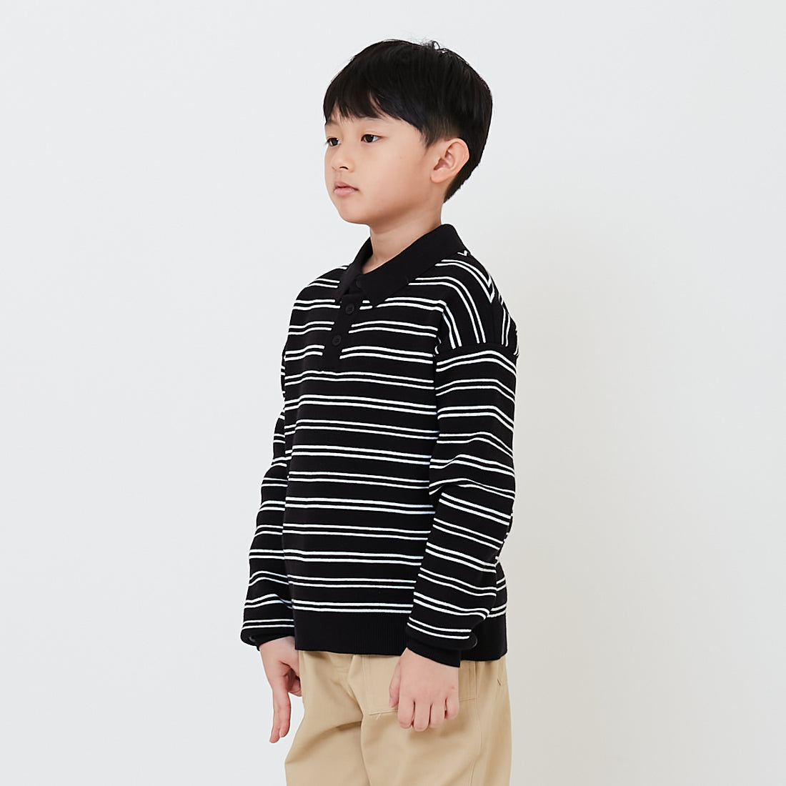 Boy Oversized Polo Sweater - SB2503039