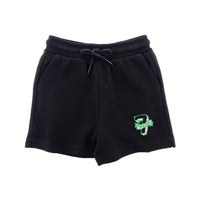 Girl Elastic Waist Shorts - Black - SG2307055B