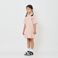 Girl Embroidery Hoodie Dress - SG2405045