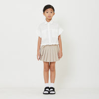 Girl Pleated Skort With Belt - SG2407063