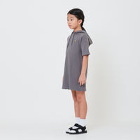 Girl Embroidery Hoodie Dress - SG2410105