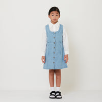 Girl Denim Dress - Light Blue - SG2410112A