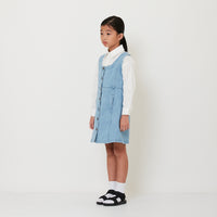 Girl Denim Dress - Light Blue - SG2410112A