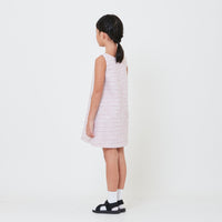 Girl Tweed Dress - Pink - SG2410115A