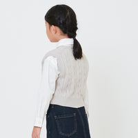 Girl Cable Knit Vest - SG2411122