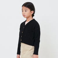 Girl Textured Knit Cardigan - SG2411125