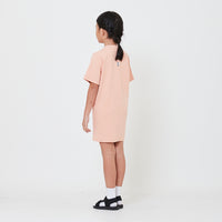 Girl Embroidery T-Shirt Dress - SG2412133