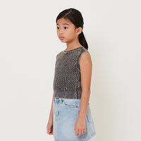 Girl Faded Effect Cable Knit Top - SG2412139