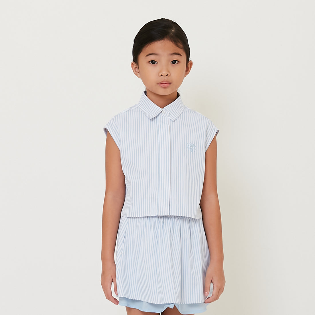 Girl Striped Sleeveless Shirt - SG2501010