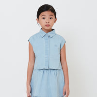 Girl Striped Sleeveless Shirt - SG2501010