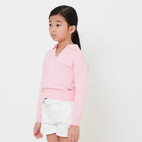 Girl Sweater With Collar - SG2502022