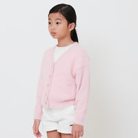 Girl Fluffy Knit Cardigan - SG2502023