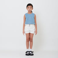 Girl Denim Shorts with Belt - SG2502028