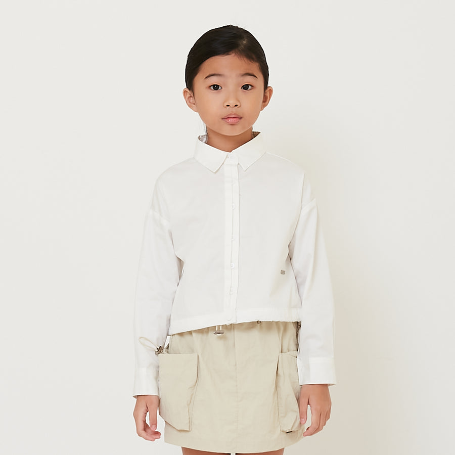 Girl Combined Boxy Shirt - SG2502029