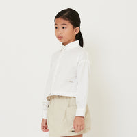 Girl Combined Boxy Shirt - SG2502029