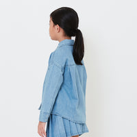 Girl Denim Shirt - Light Blue - SG2503039A