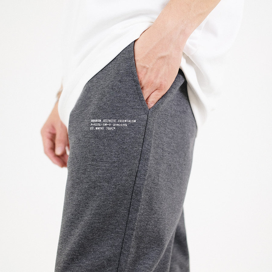 Men Printed Sweatpants - Dark Grey - SM2212156E