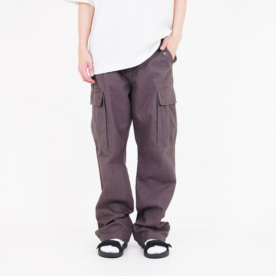 Men Twill Cargo Pants - Metal - SM2307100C