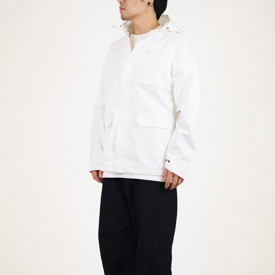 Men Patch Pocket Parka - Off White - SM2307101A