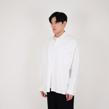 Men Oversized Shirt - Off White - SM2307106A