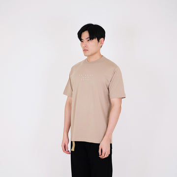 Men Graphic Tee - Khaki - SM2308089B