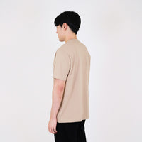 Men Graphic Tee - Khaki - SM2308090B