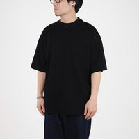 Men Oversized Pocket Tee - Black - SM2308110C