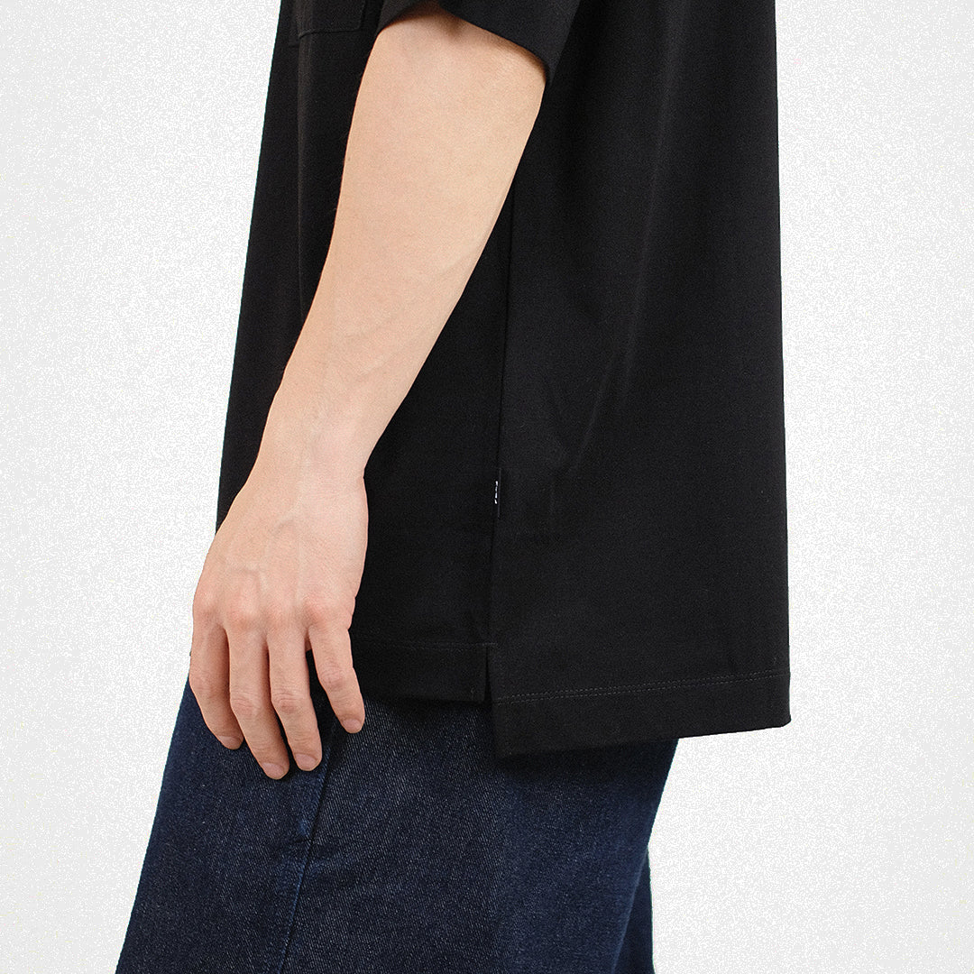 Men Oversized Pocket Tee - Black - SM2308110C