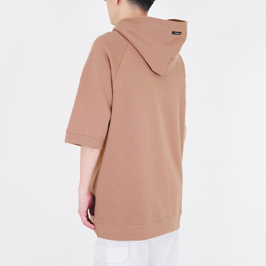 Men Oversized Hoodie - Brown - SM2308115C