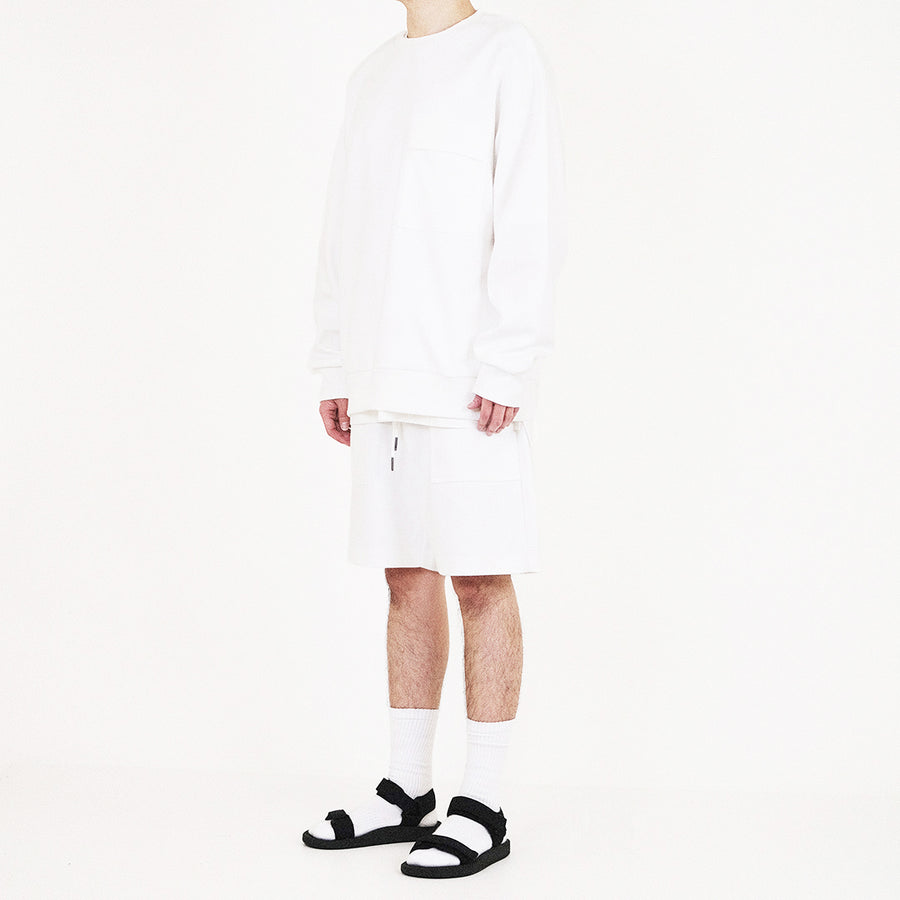 Men Printed Sweatshirt - Off White - SM2308117A