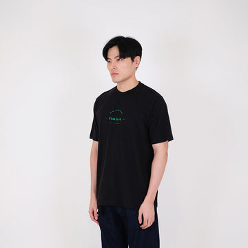 Men Graphic Tee - Black - SM2309107D