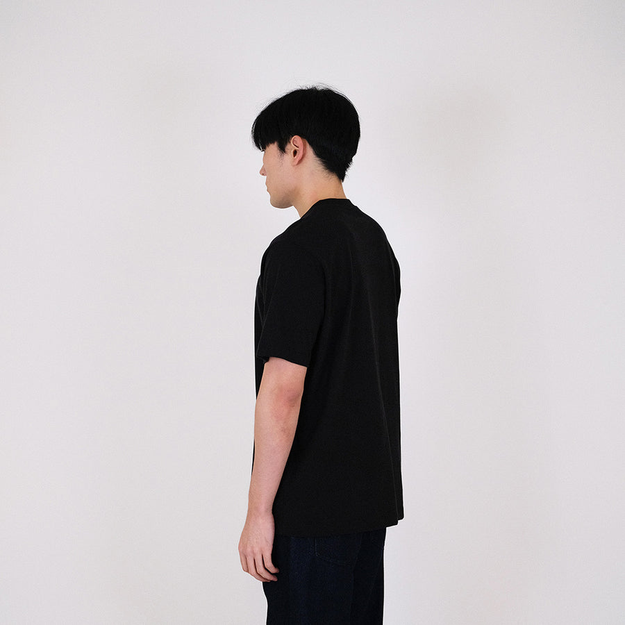 Men Graphic Tee - Black - SM2309107D