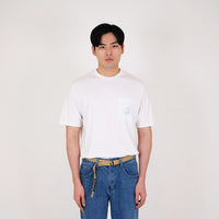 Men Graphic Tee - Off White - SM2310127A