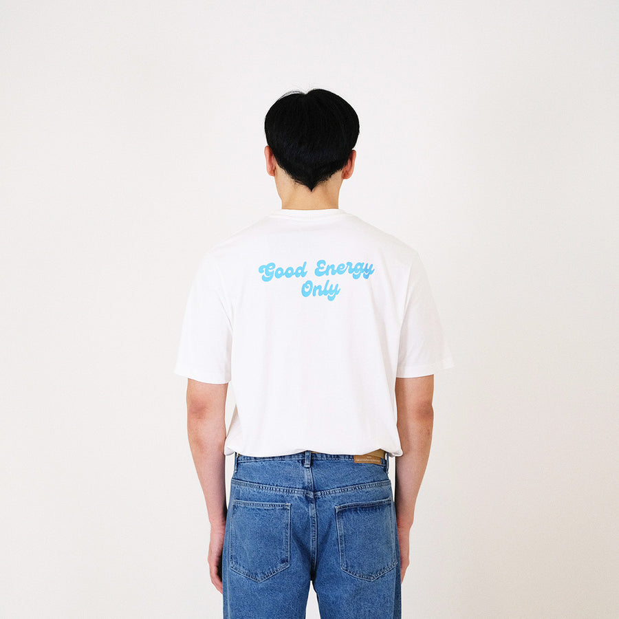 Men Graphic Tee - Off White - SM2310127A