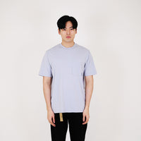 Men Graphic Tee - Pale Blue - SM2311140B