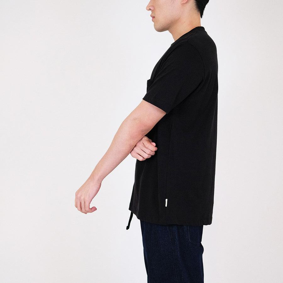 Men Graphic Tee - Black - SM2311140D