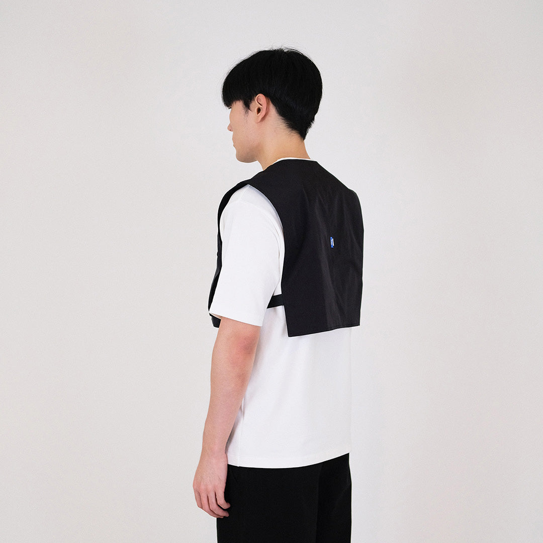 Men Vest Top - Black - SM2401017B