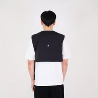 Men Vest Top - Black - SM2401017B