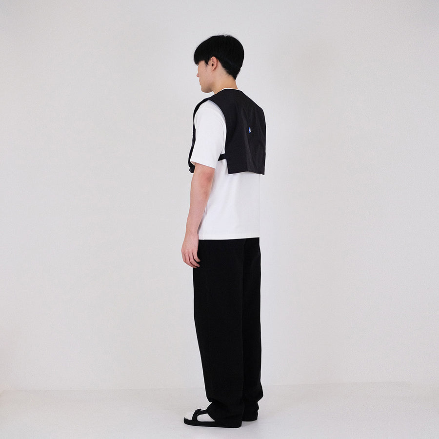 Men Vest Top - Black - SM2401017B