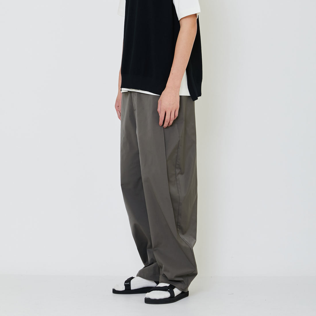 Men Nylon Pants - Grey - SM2401019B