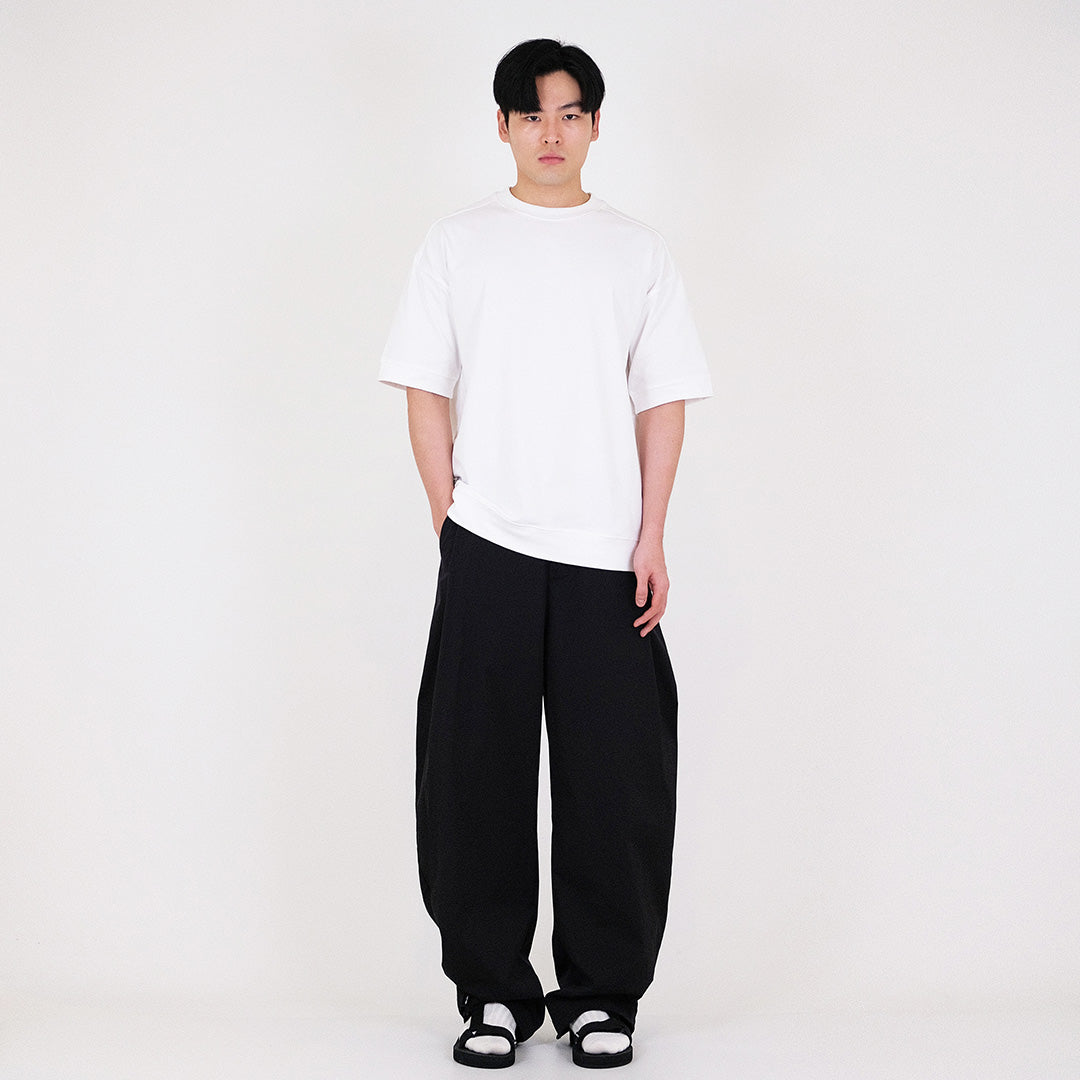 Men Nylon Pants - Black - SM2401019C