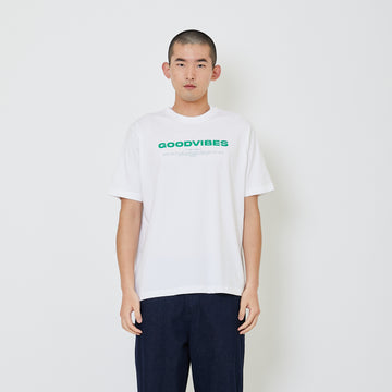 Men Graphic Tee - Off White - SM2402067A