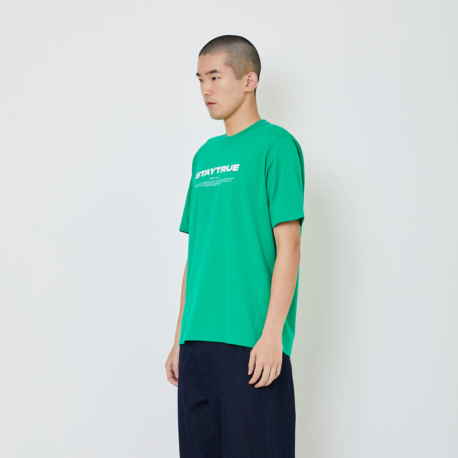 Men Graphic Tee - Green - SM2402067C