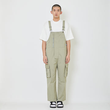 Men Nylon Dungaree - Light Green - SM2403058A