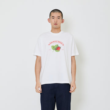 Men Graphic Tee - Off White - SM2403070A