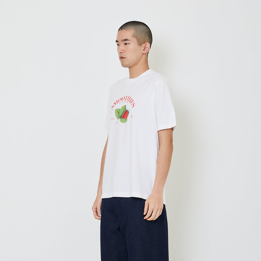 Men Graphic Tee - Off White - SM2403070A