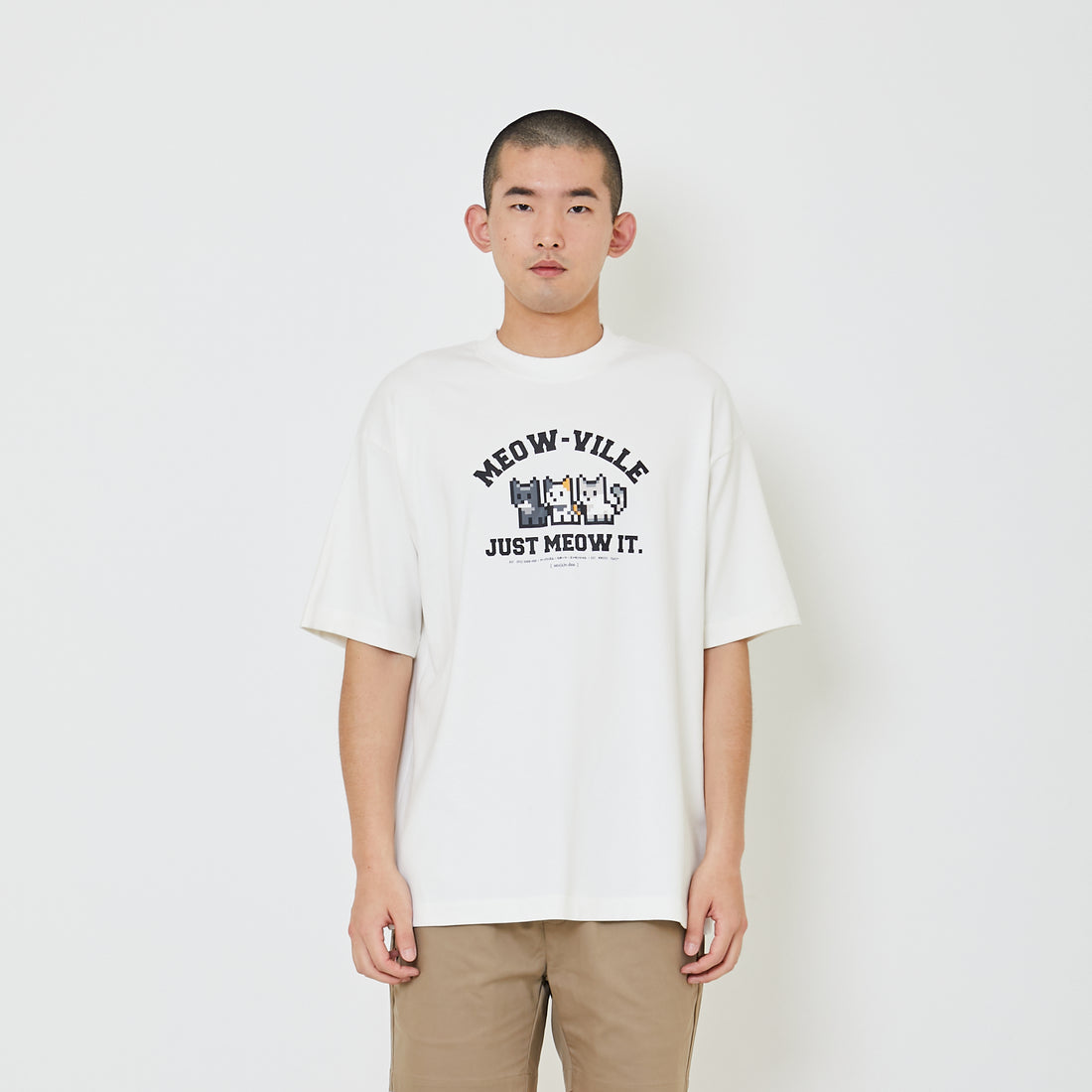 Men Printed Oversized Tee - SM2404073